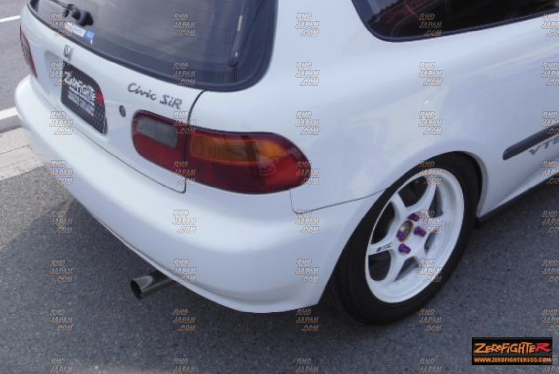 Zero Fighter Auto Custom Straight Muffler Rear - Civic EG6